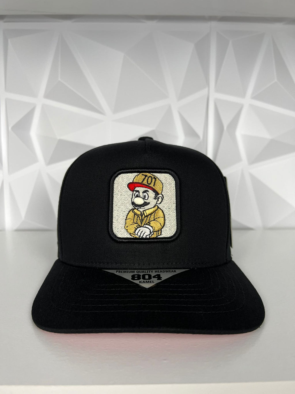 Niño de la tuna SnapBack gorro-negro/rojo
