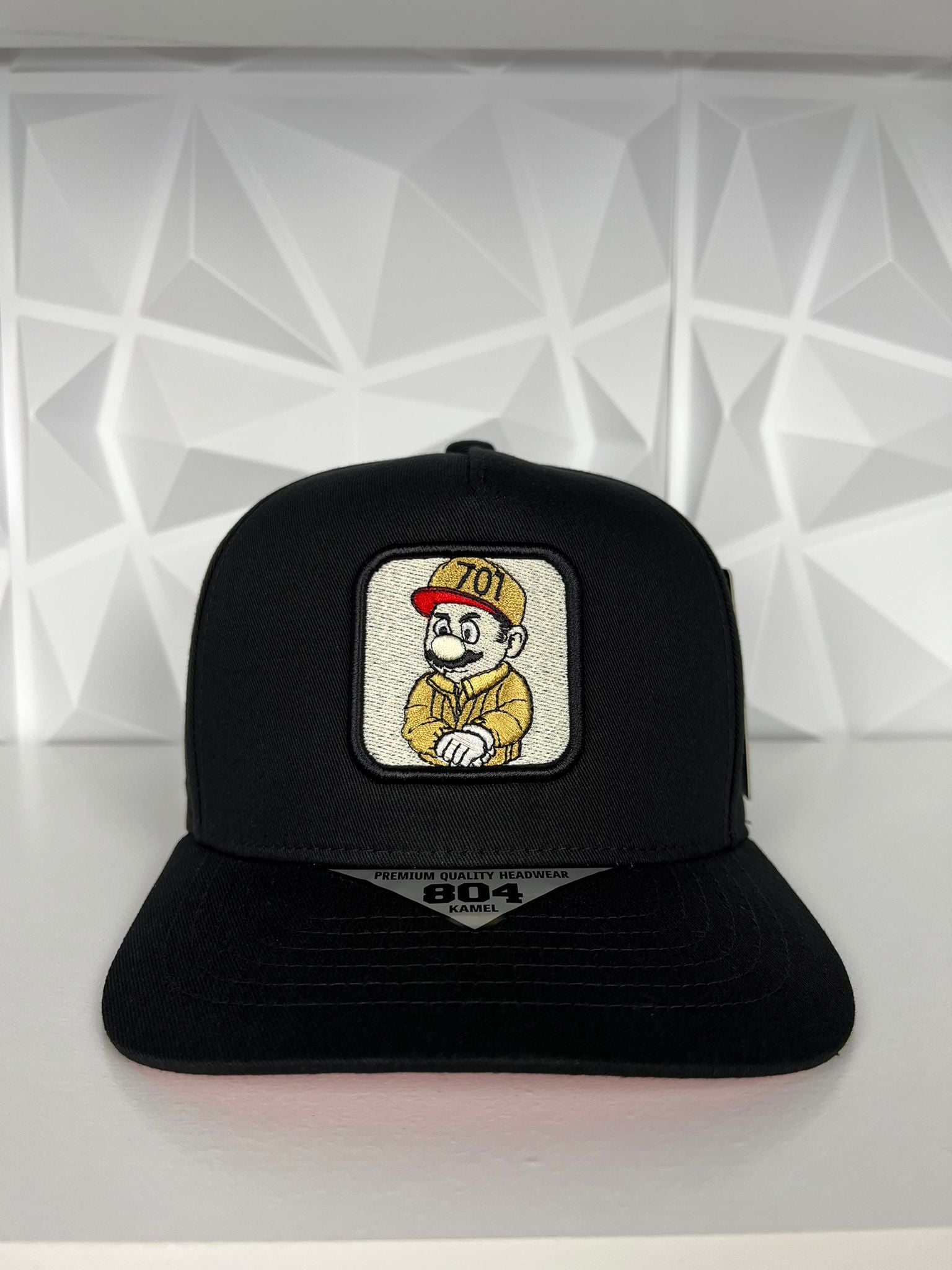 Niño de la tuna SnapBack gorro-negro/rojo