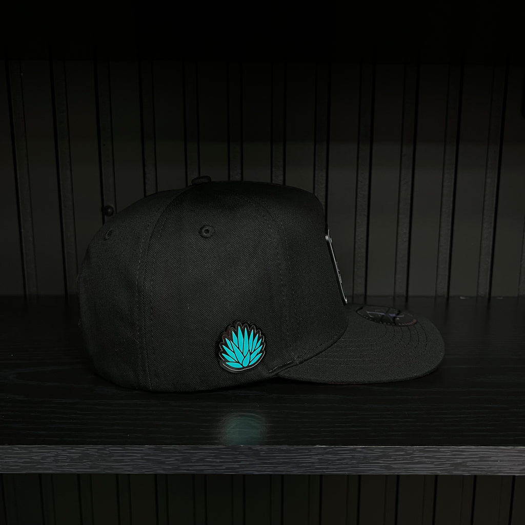 Exclusive Jalisco Private Flight SnapBack Hat - Black/Red Cotton Cap