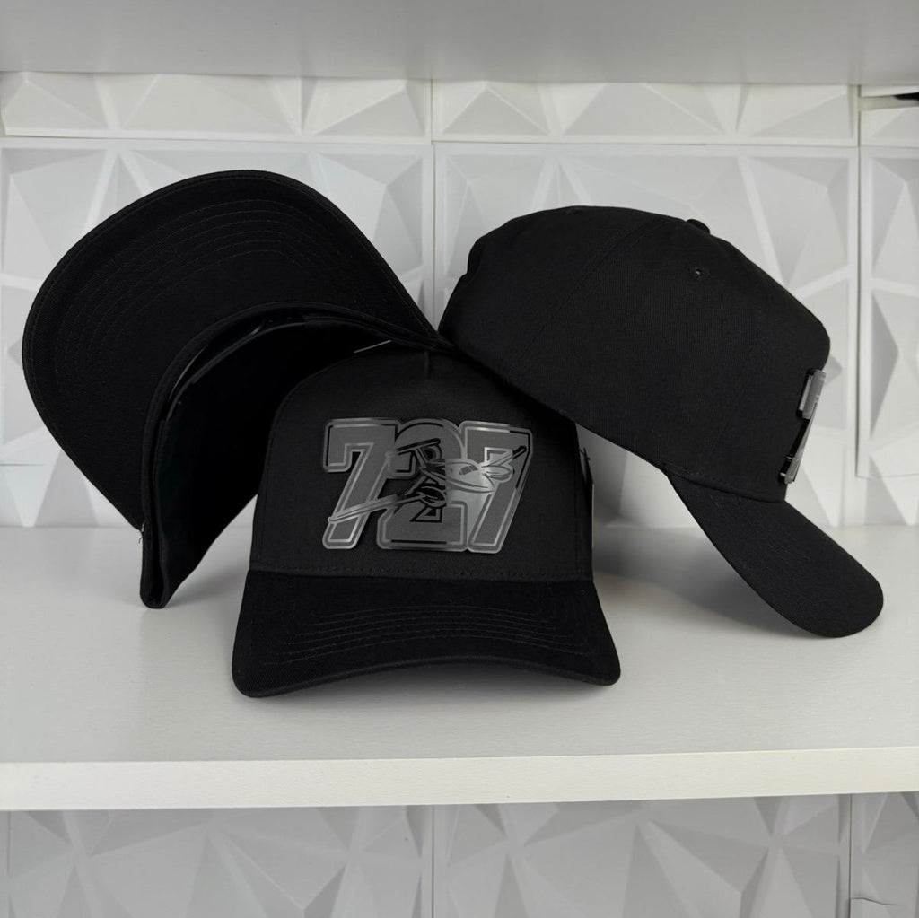 727 Carrillo SnapBack Gorra-Negra