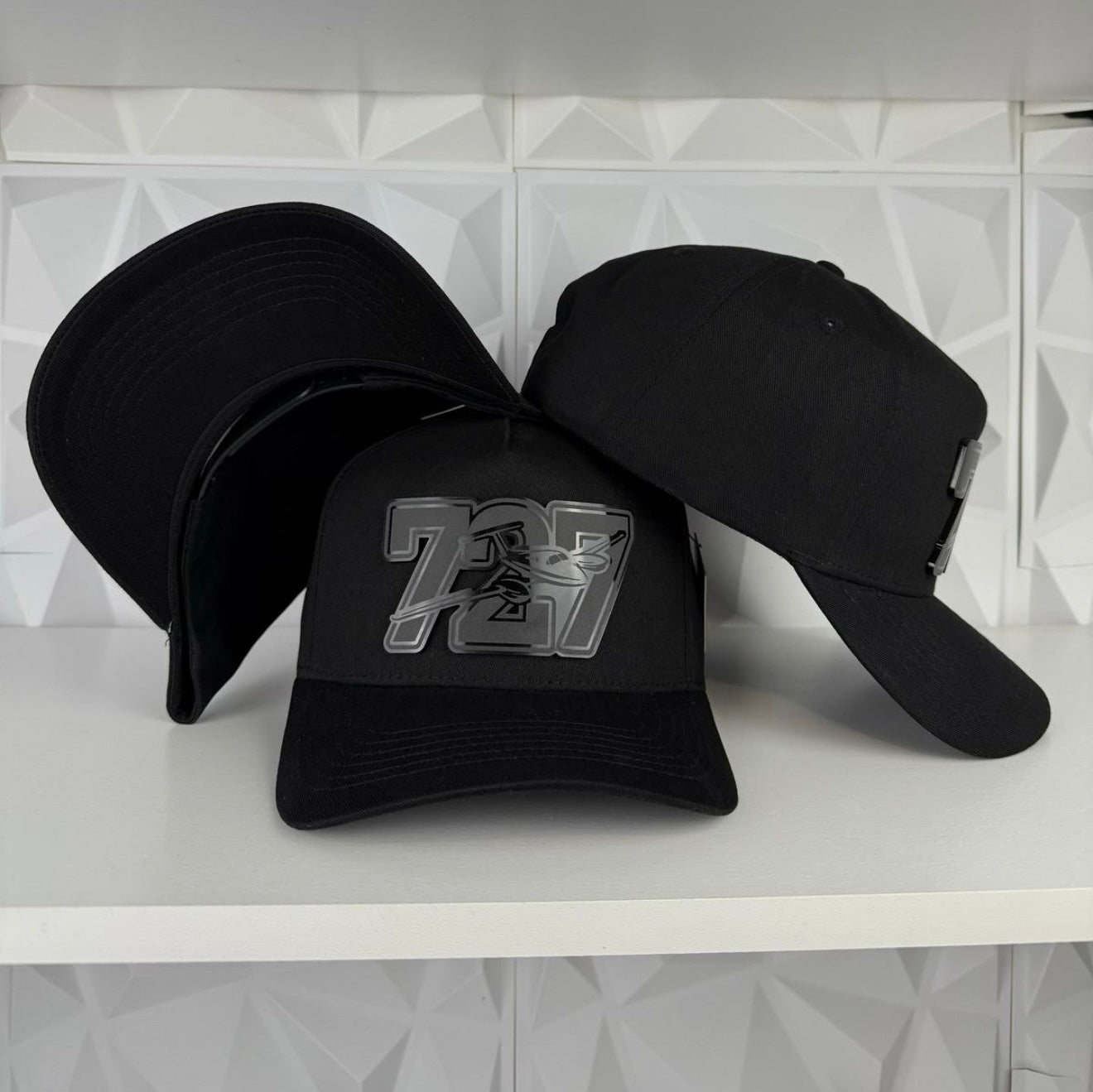 727 Carrillo SnapBack Gorra-Negra