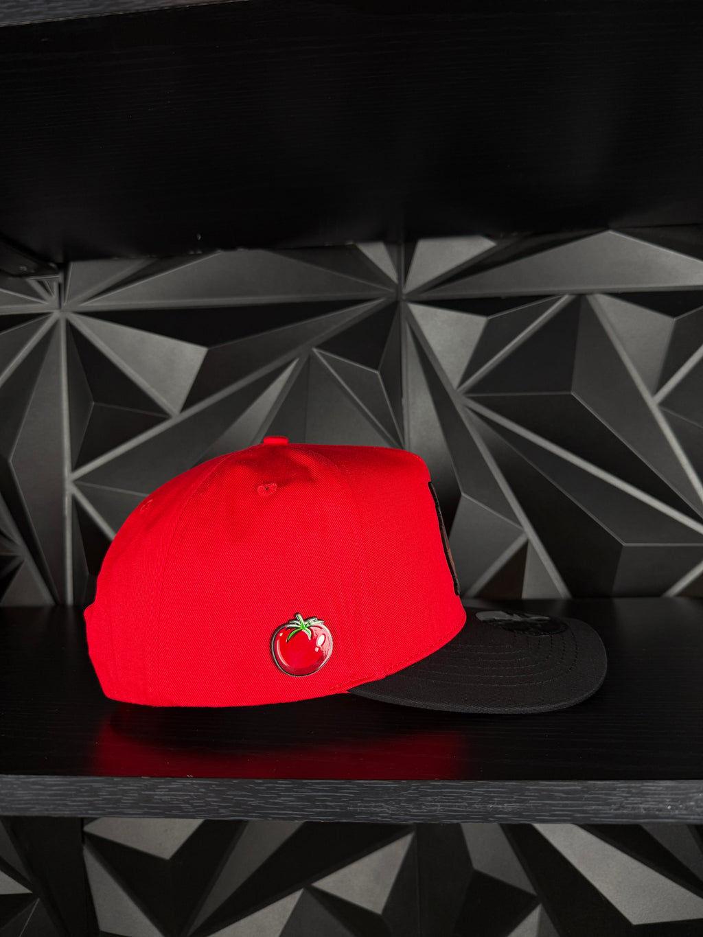 Exclusive caps escudo de Sinaloa SnapBack hat-Black/Red Cotton