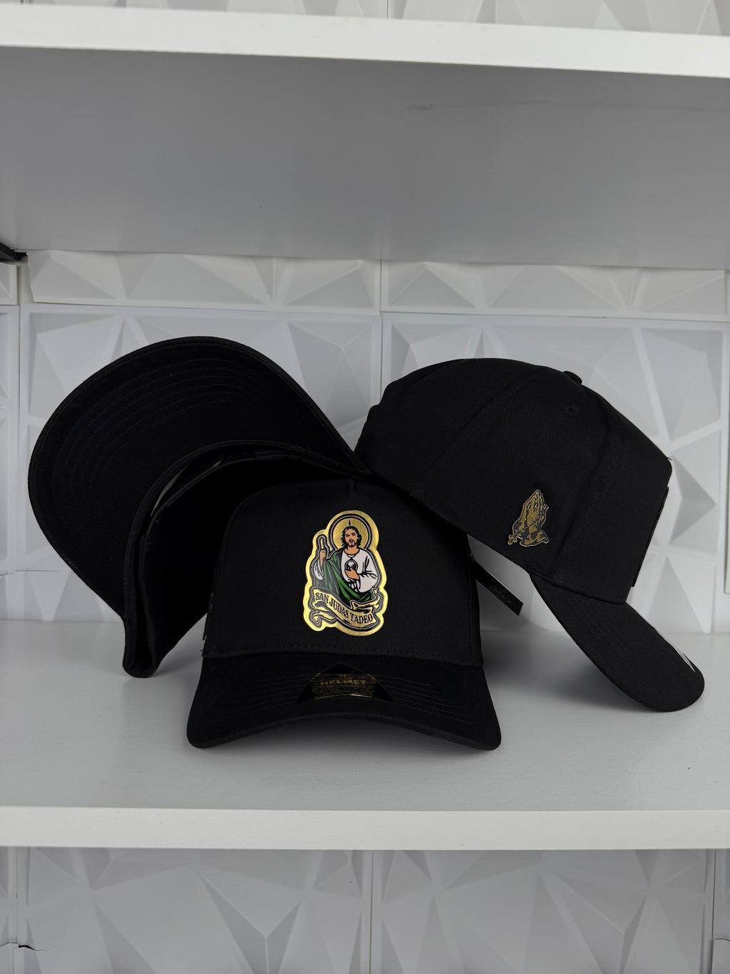 San Judas Tadeo SnapBack Gorra-Negra