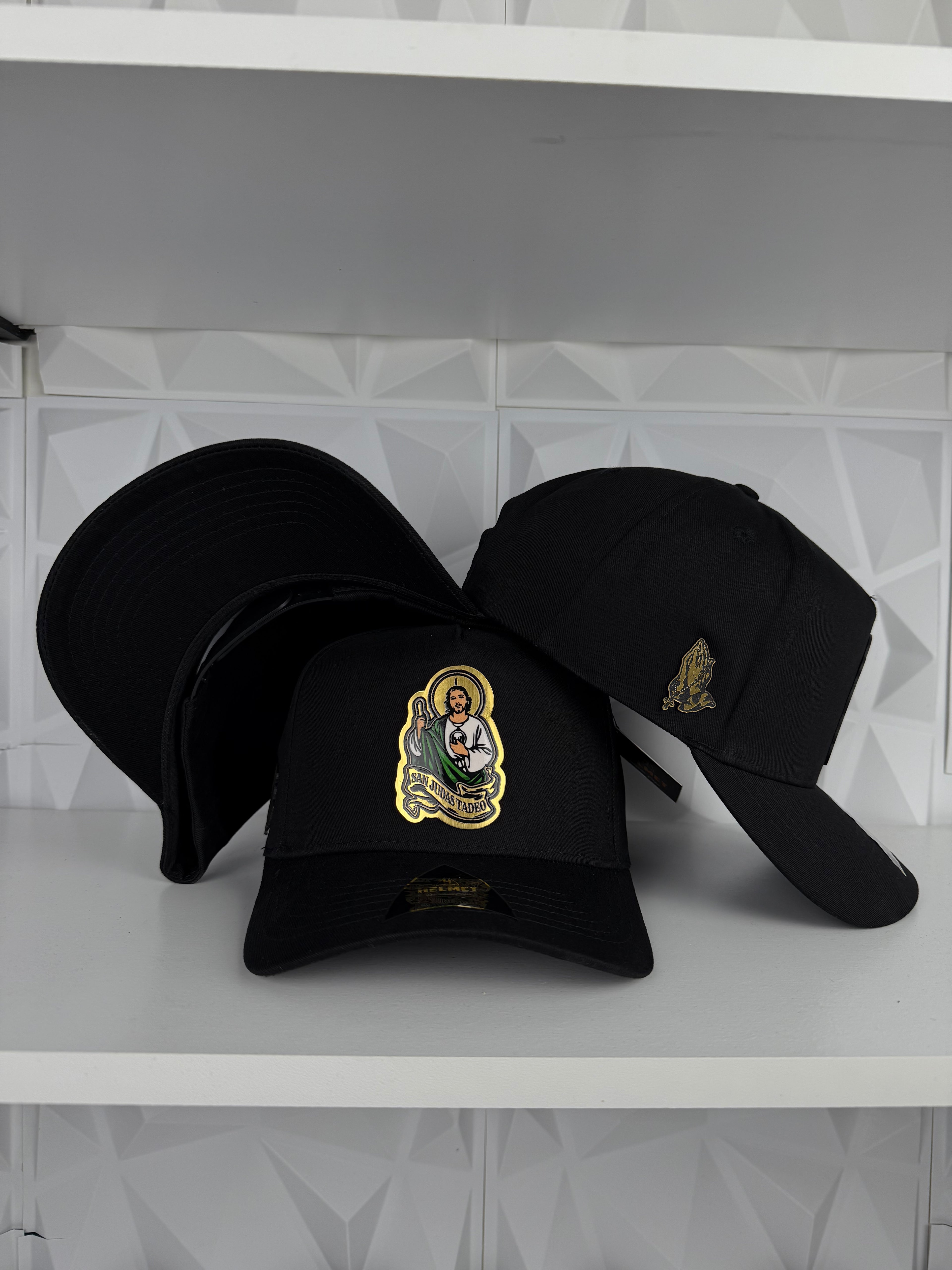 San Judas Tadeo SnapBack Gorra-Negra