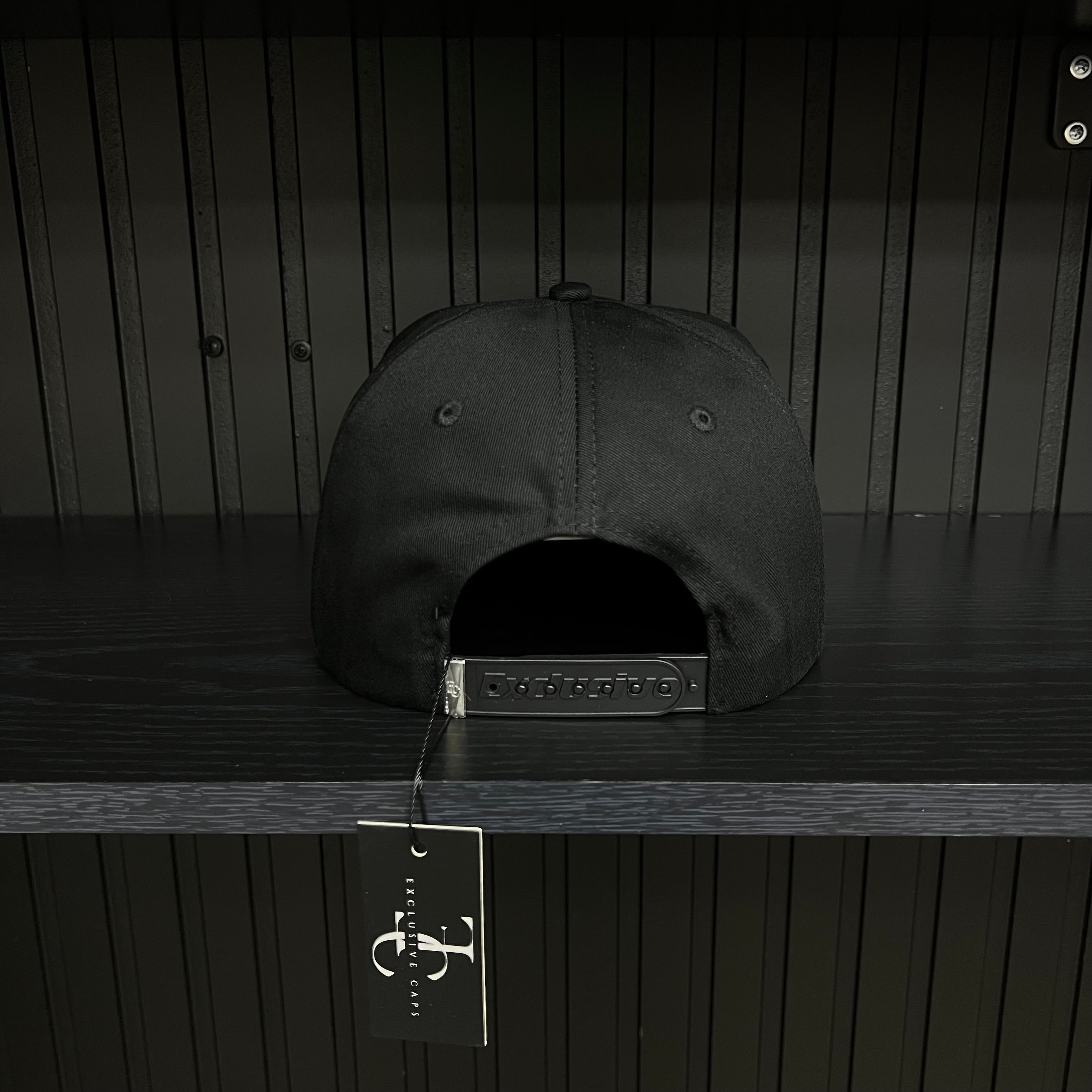Exclusive Baja California Private Flight SnapBack Hat - Black/Red Cotton Cap
