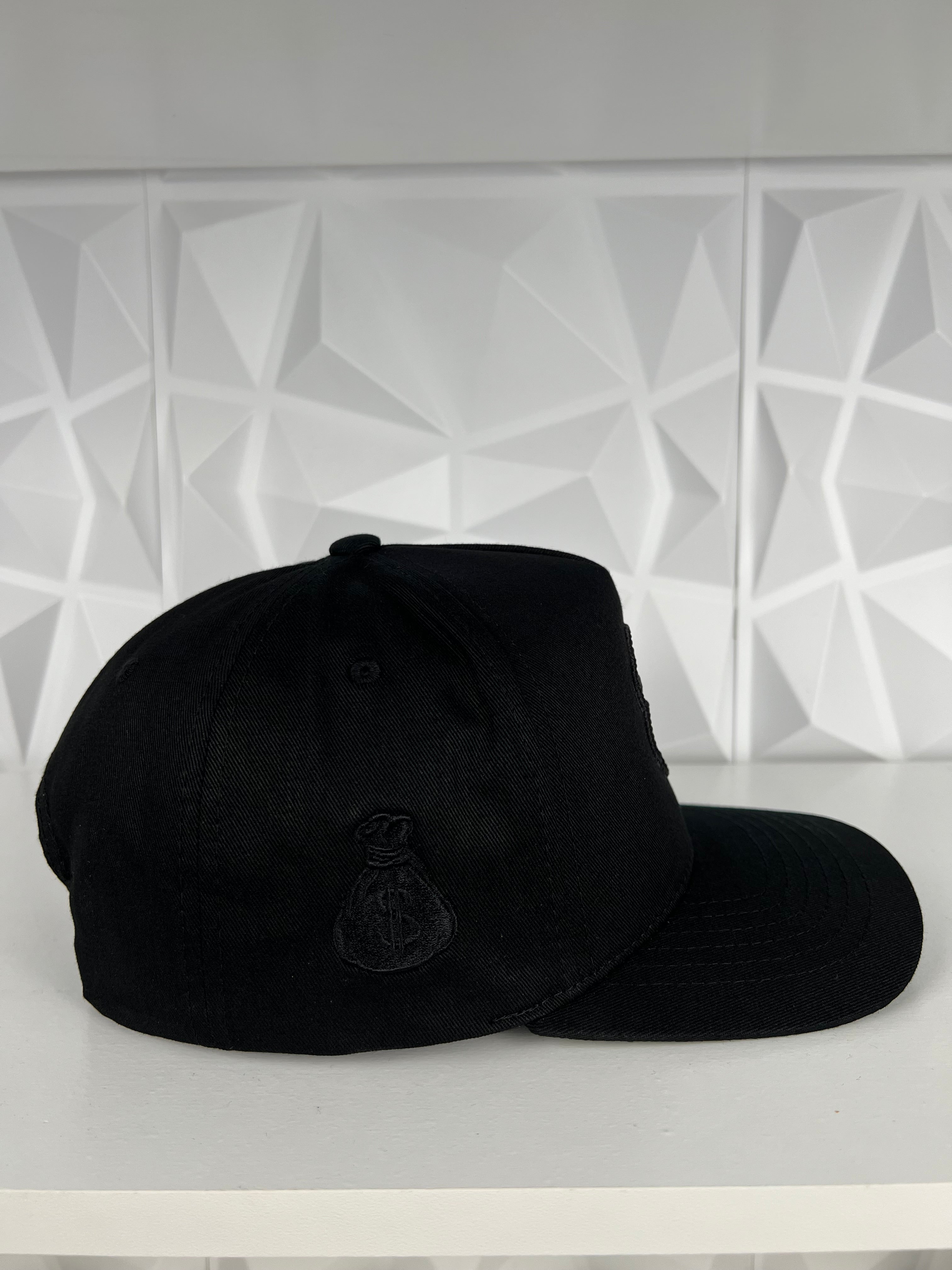 Trébol lucky SnapBack gorra- negra