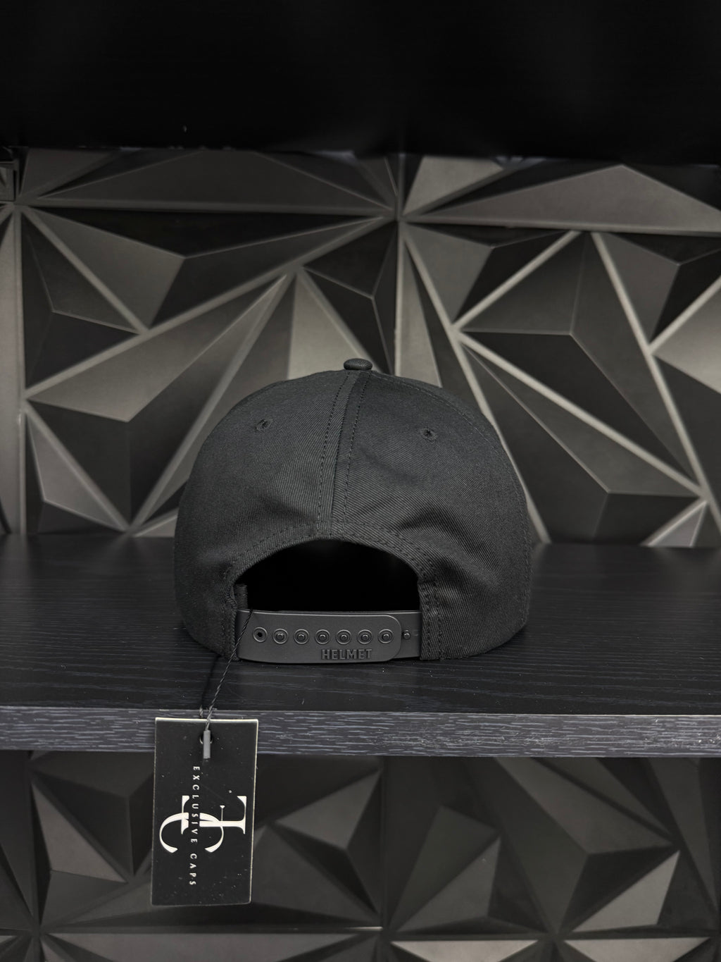 Gold Sombrero Placa SnapBack Gorra-Negra