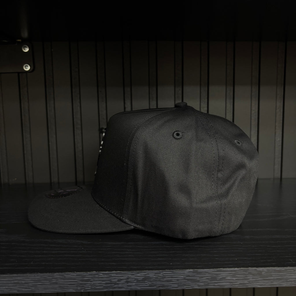 Exclusive Caps El Flaco SnapBack Hat-Gorra negra de algodón