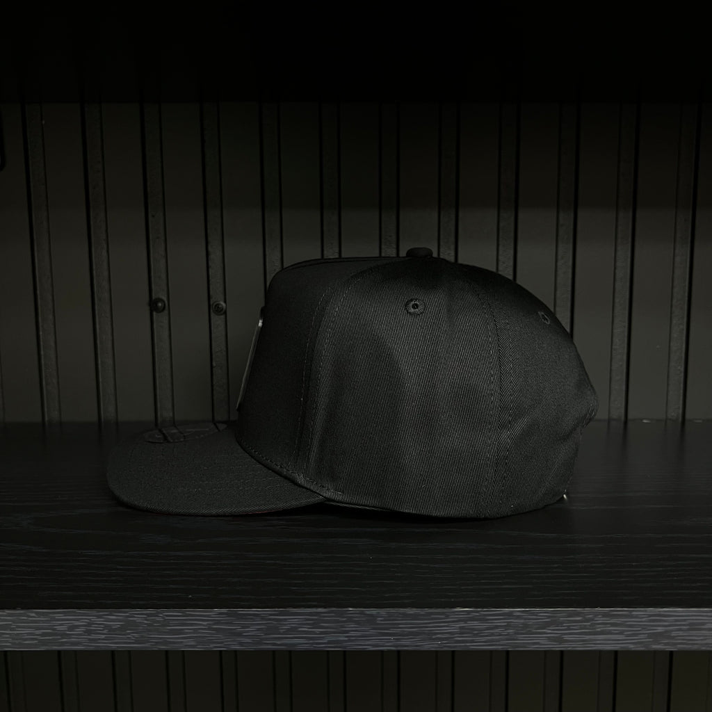 Exclusive Oaxaca Private Flight SnapBack Hat - Black/Red Cotton Cap