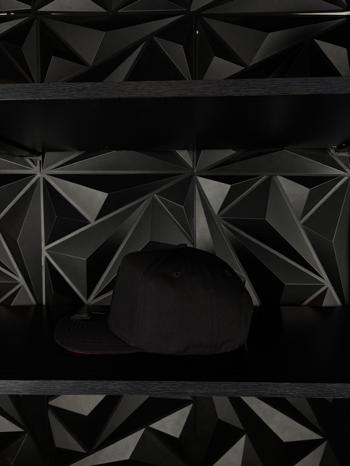 Hidalgo México estado SnapBack Hat-Black/Red Visor Cotton Cap