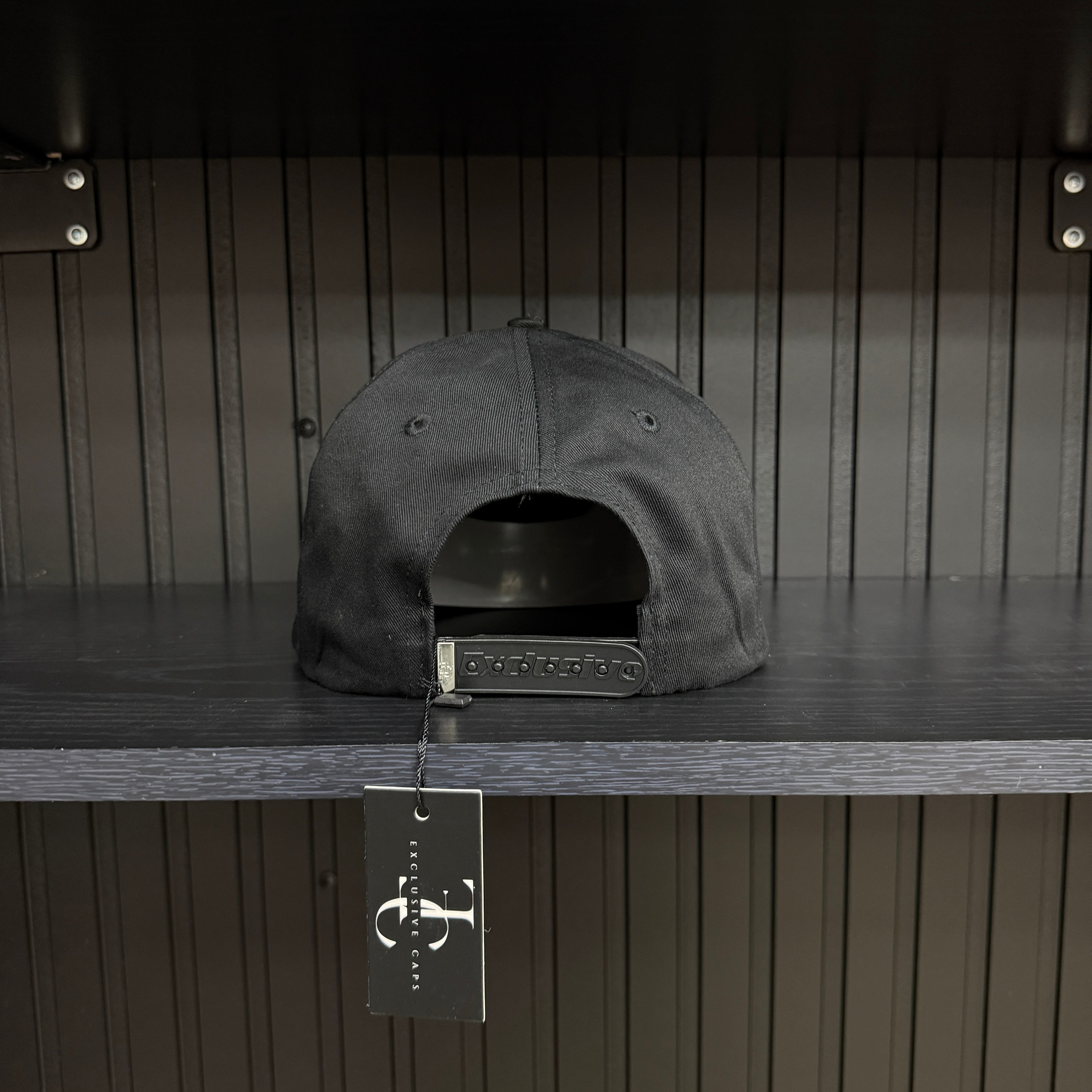 Exclusive Santa Muerte Red SnapBack Hat-Black/Red