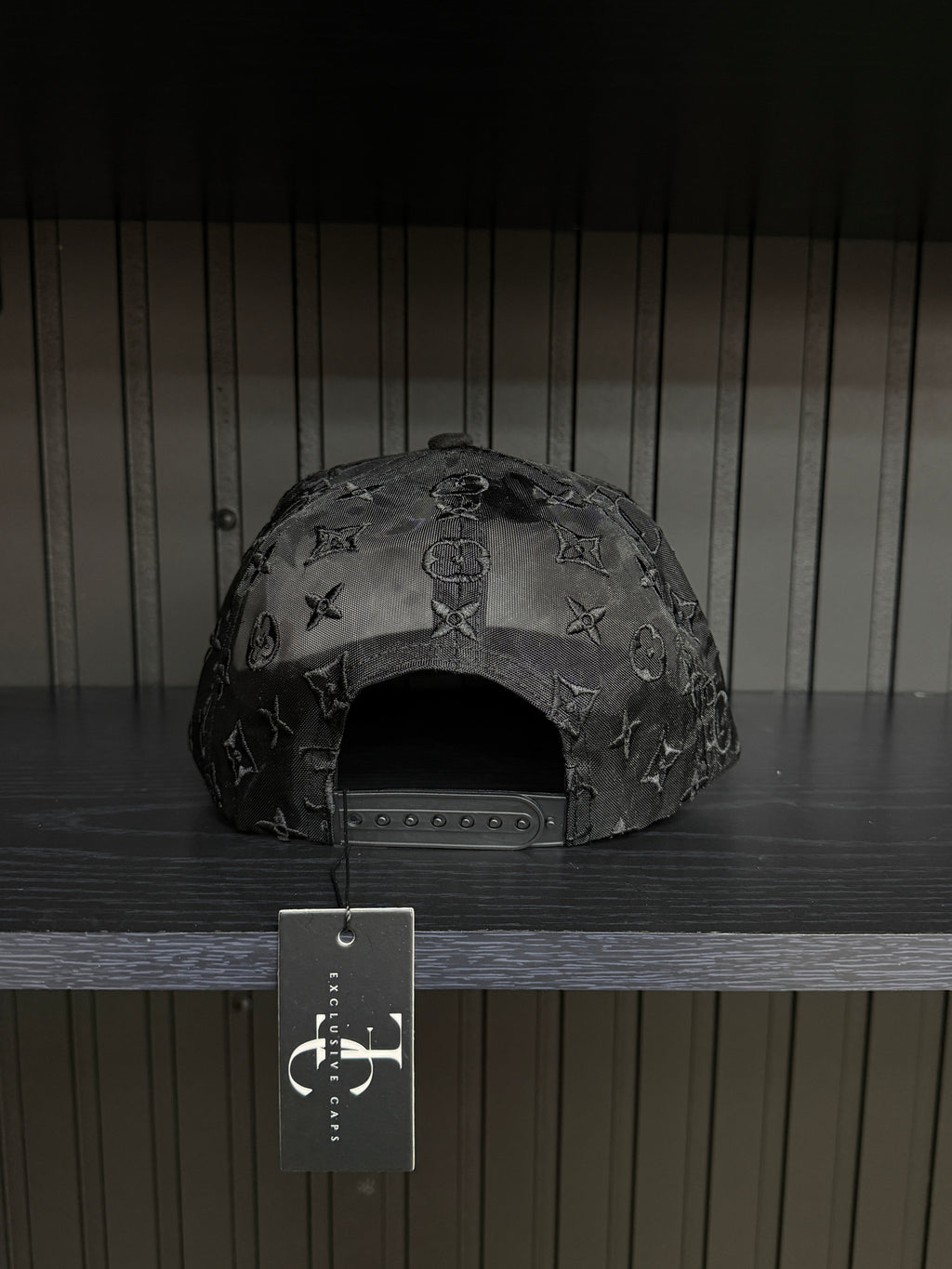 Money Sign SnapBack Gorra- Gamuza Negra