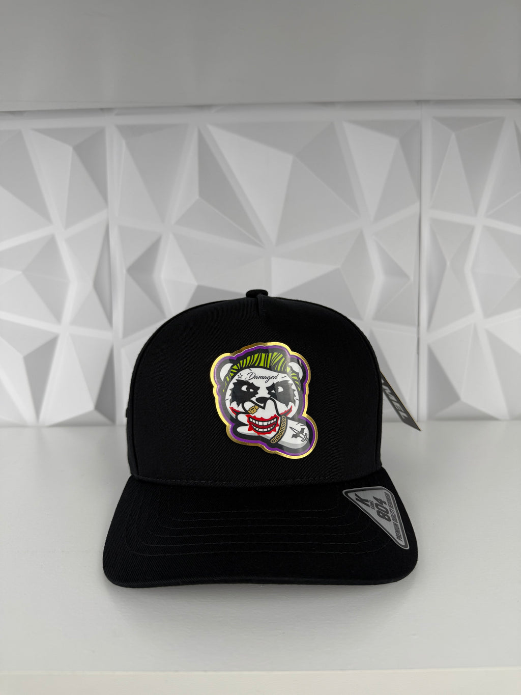 Joker Panda SnapBack Gorra- Negra