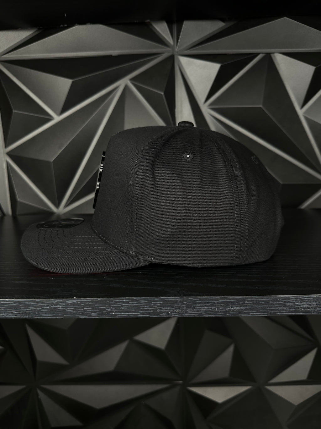 México Calavera SnapBack Gorra-Negra/Roja
