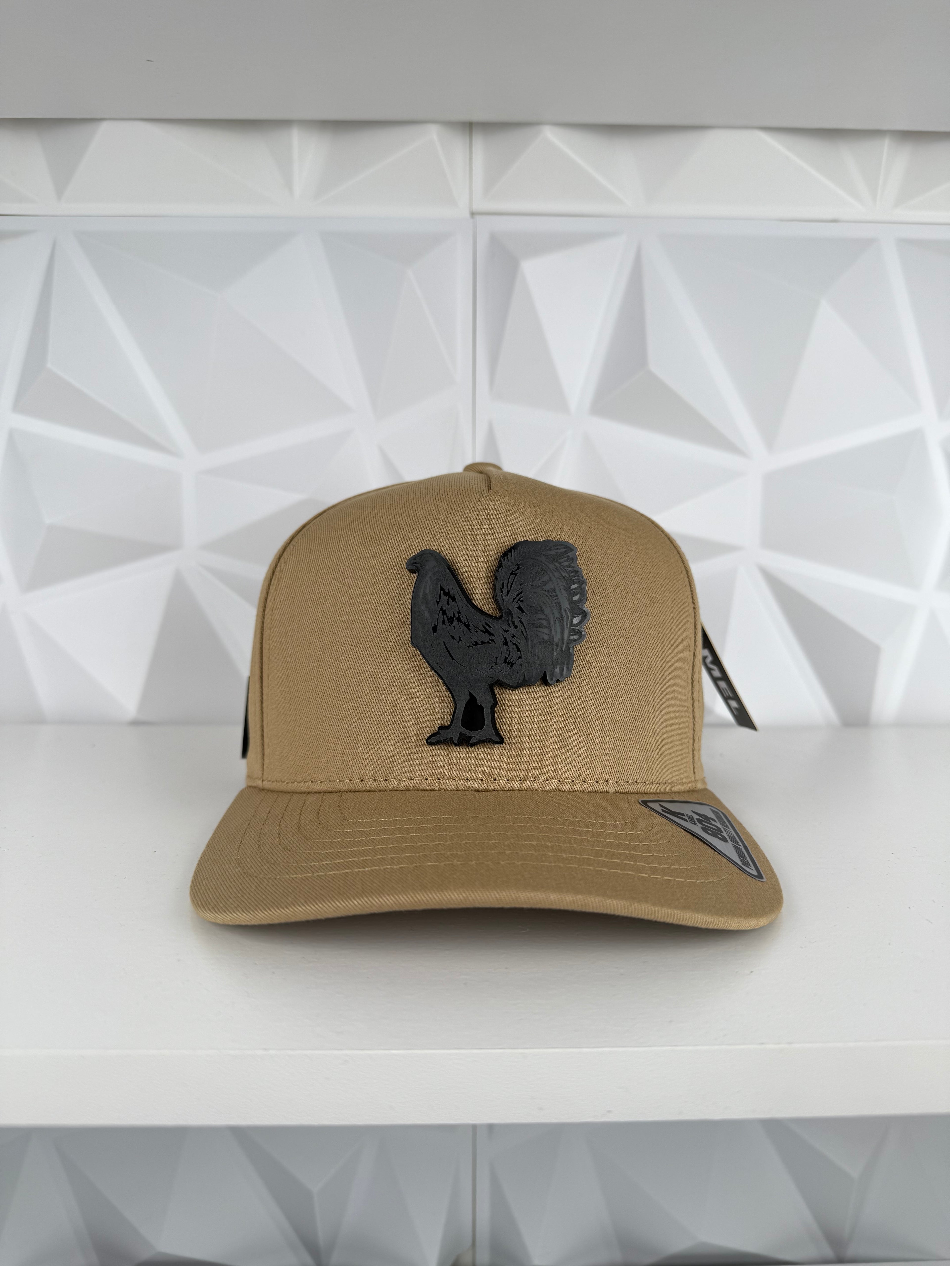 Gallo black plate SnapBack hat-khaki