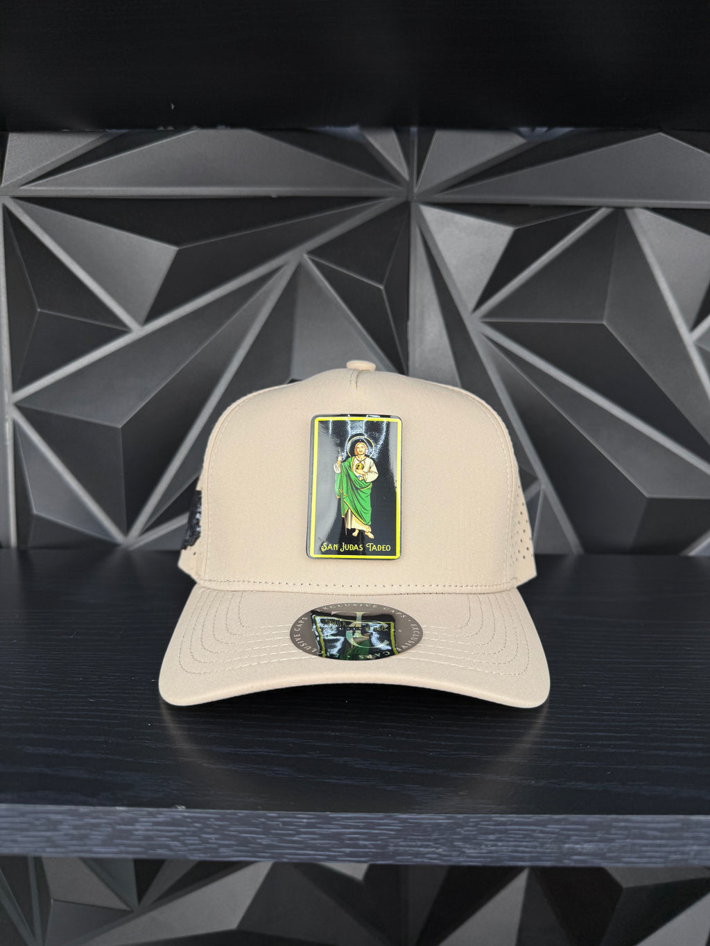 San judas Tadeo color SnapBack hat-Khaki Hydro