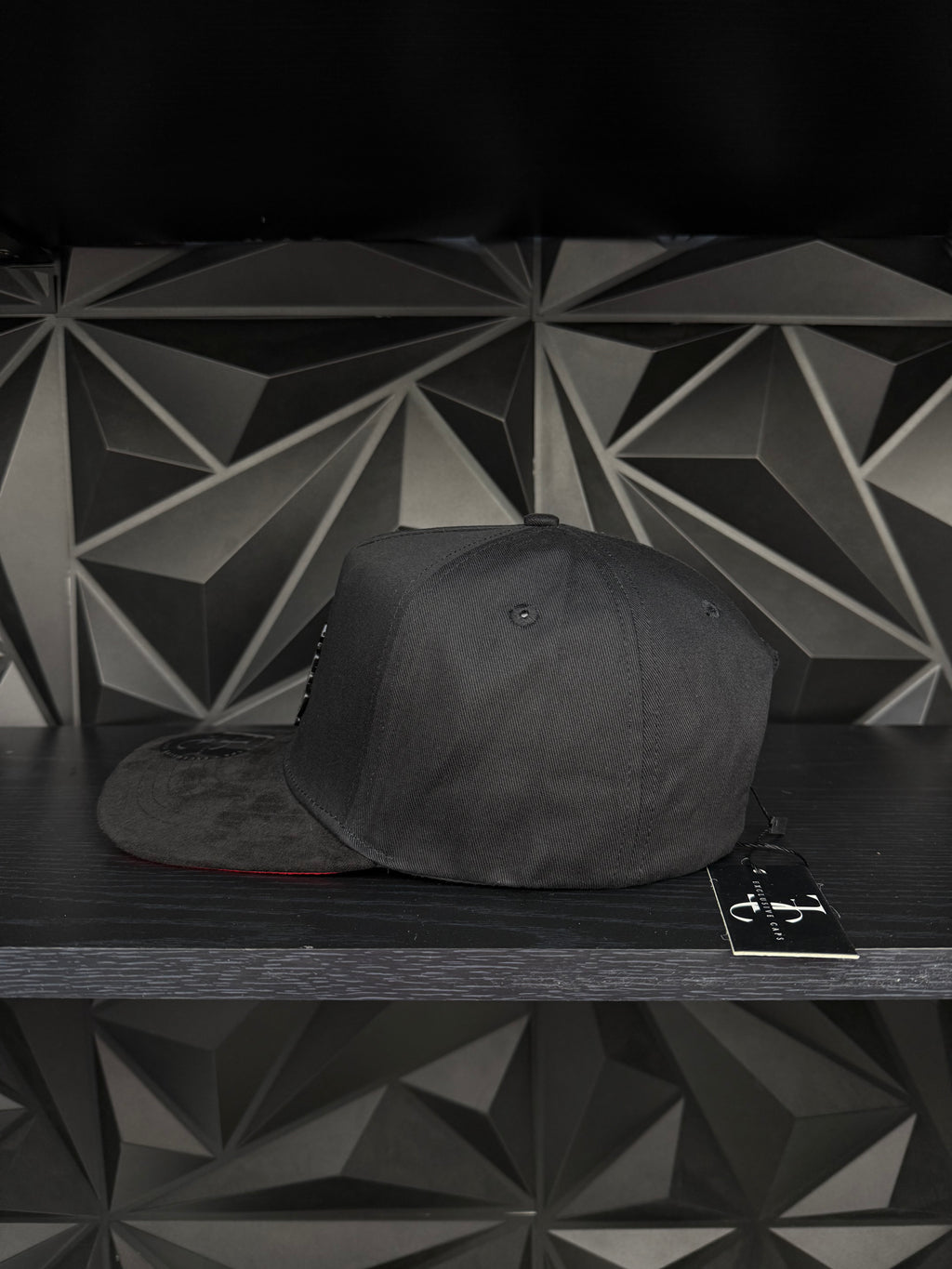 Guerrero México SnapBack Gorra-negra/roja Gamuza visera