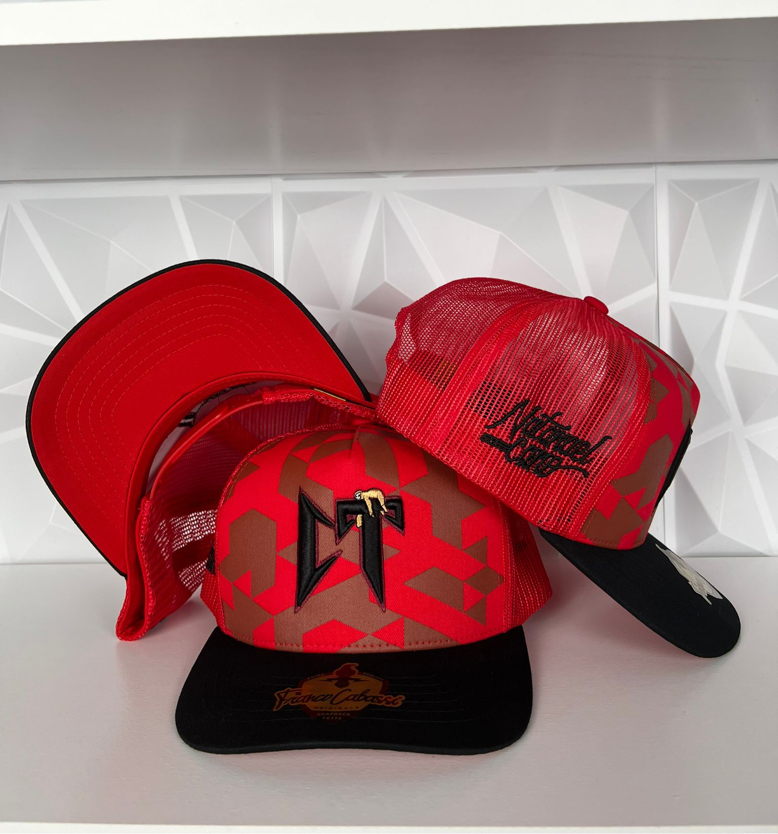 CT Nata Gorra- Roja camuflaje