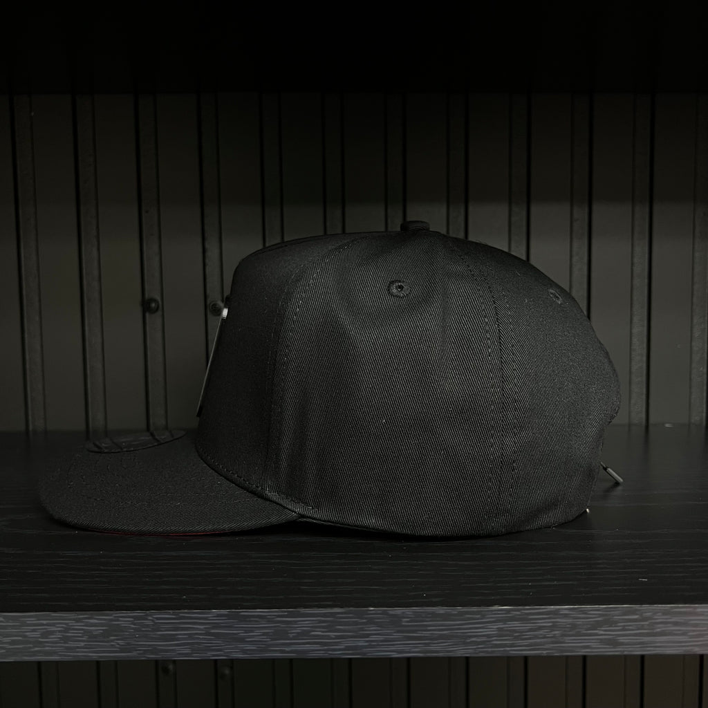 Exclusive Michoacan Private Flight SnapBack Hat - Black/Red Cotton Cap