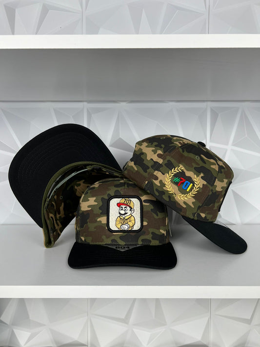 Niño de la tuna SnapBack gorra-verde camuflaje