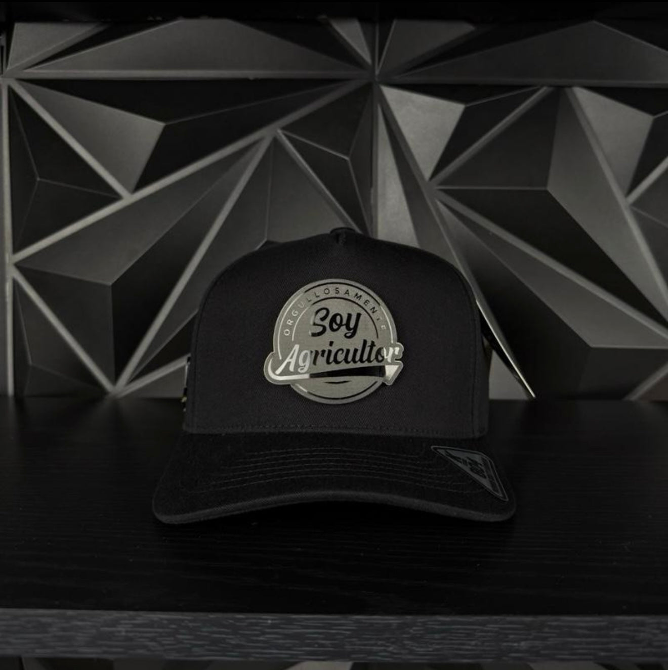 Soy agricultor SnapBack hat-black