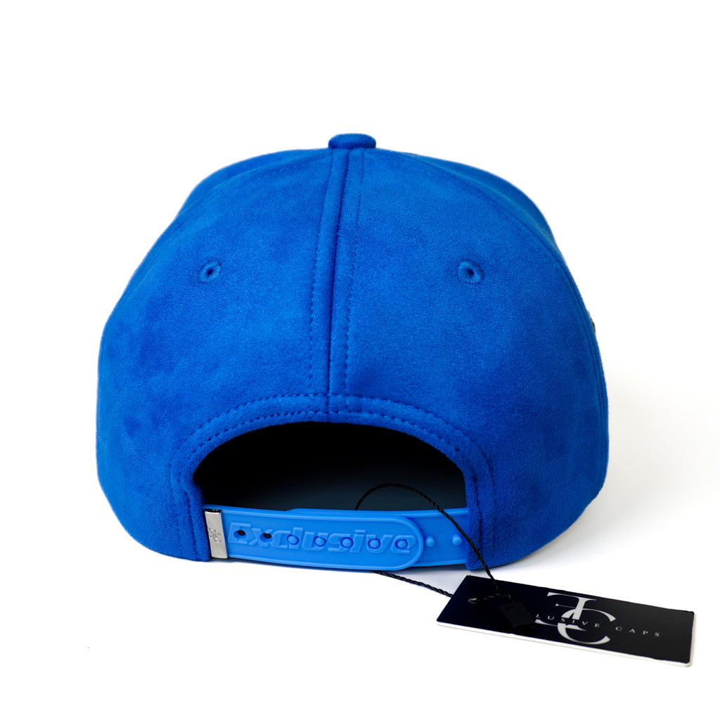 Trébol Placa Snapback Hat- Blue Suede