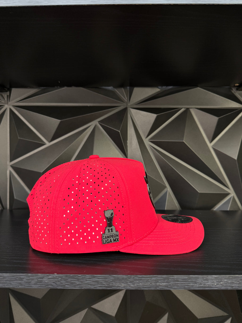 Toluca SnapBack hat-Red Hydro