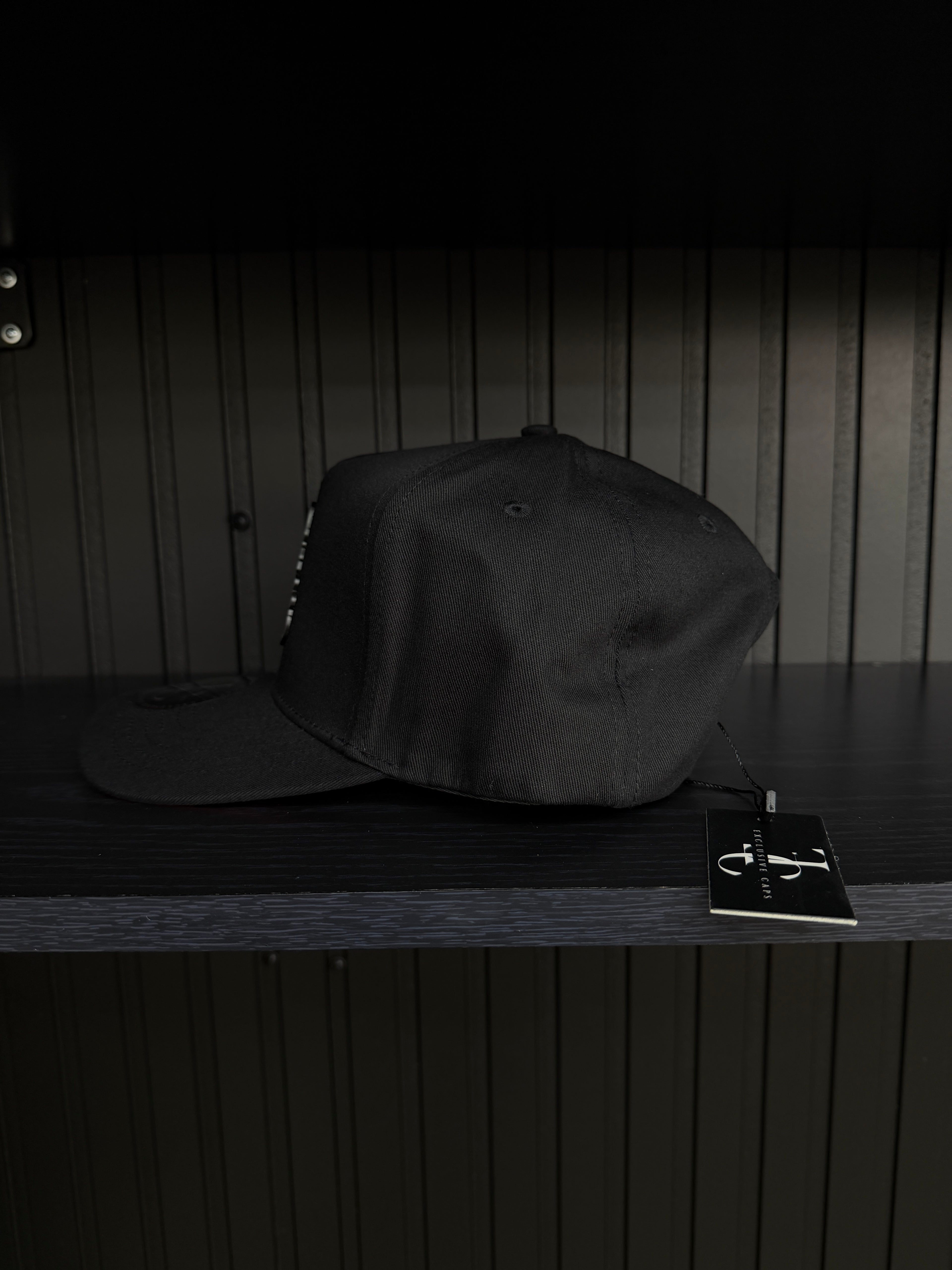 Exclusive Caps Tony Montana SnapBack Hat- Black Cotton