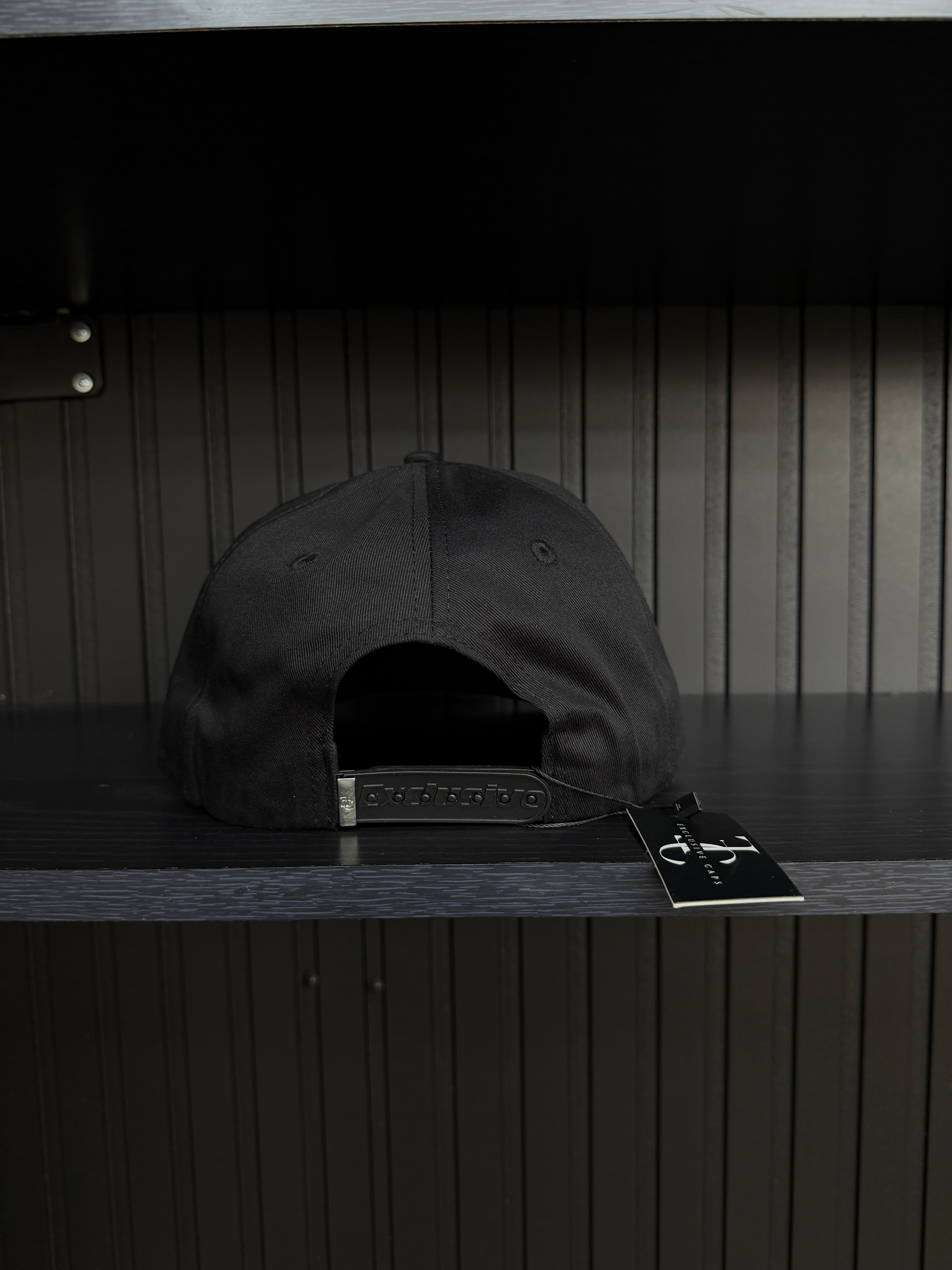 Exclusive Caps Tony Montana SnapBack Hat- Black Cotton