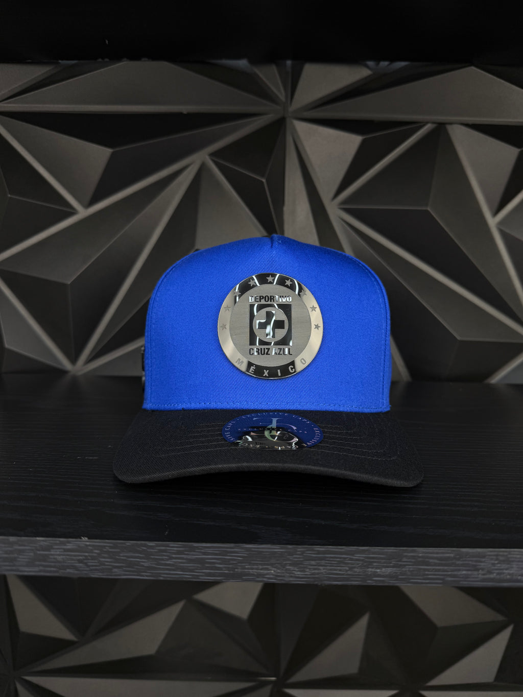 Cruz azul SnapBack hat-Blue/Black