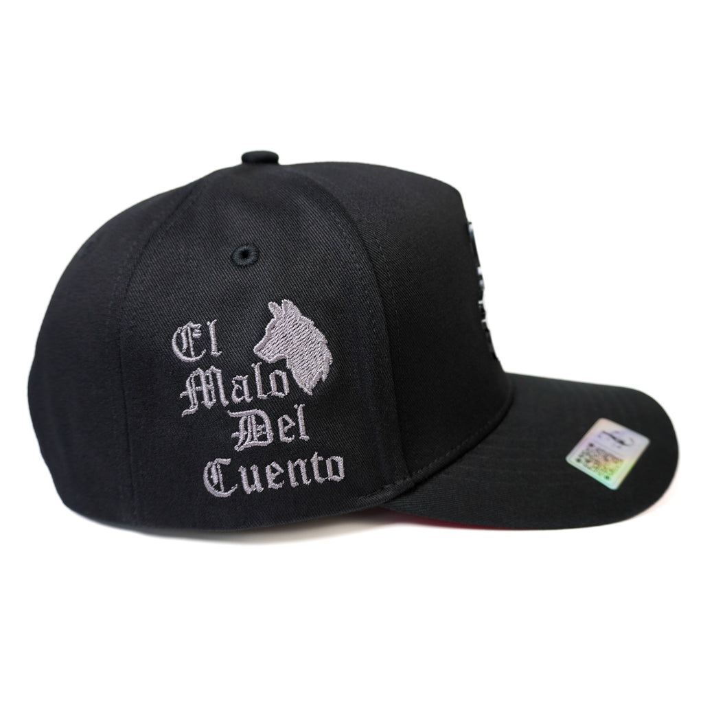 El Malo Del Cuento Color Plate SnapBack Hat
