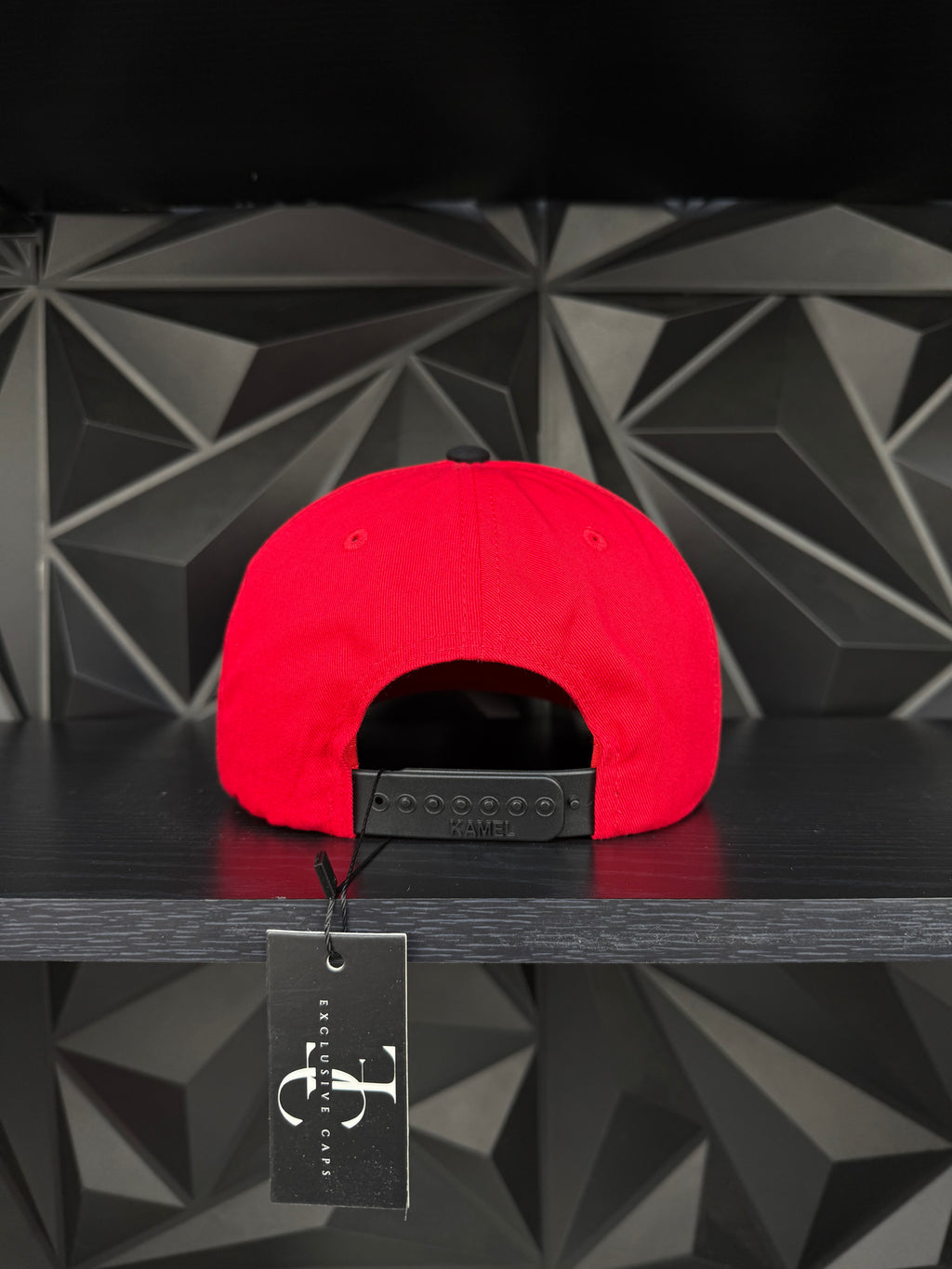 Toluca SnapBack hat-red/black