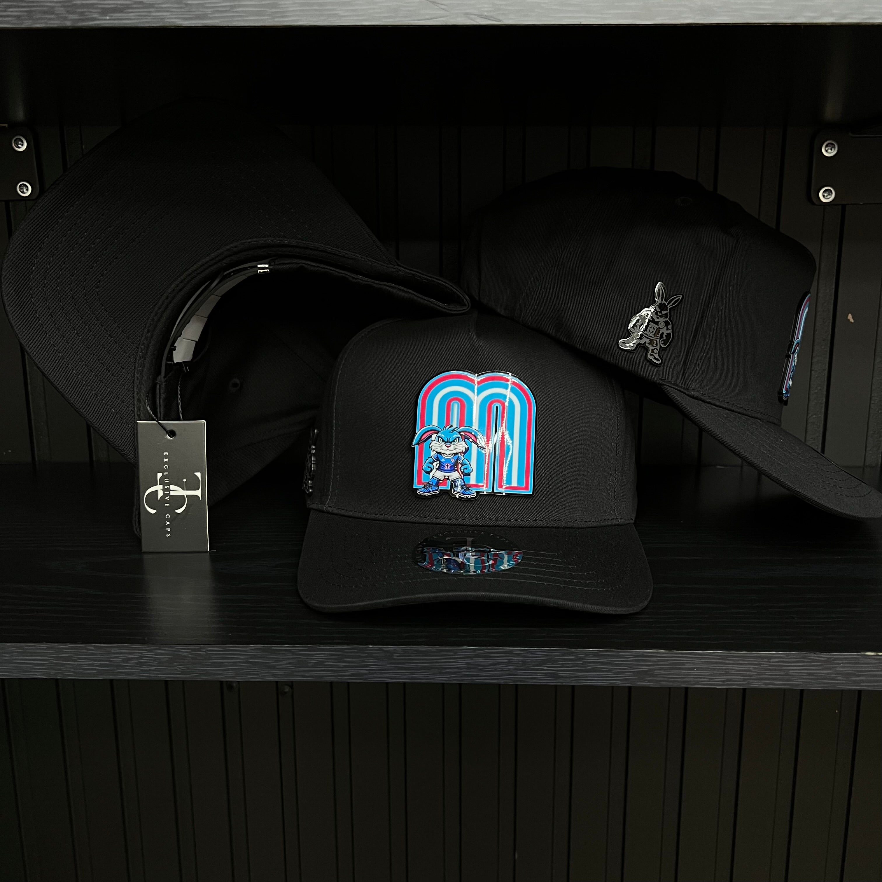 Cruz Azul Color M de México Snapback — Negro