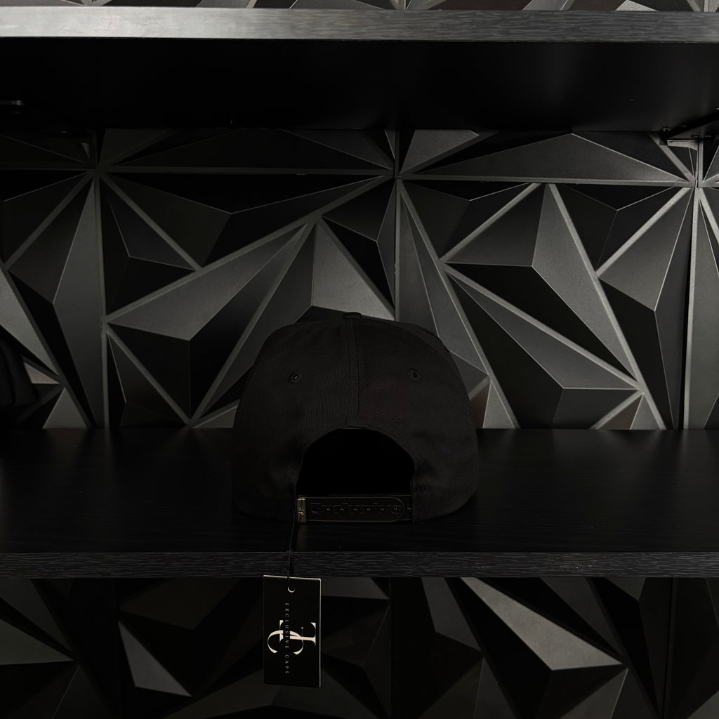 Exclusive Caps Virgen de Guadalupe SnapBack Hat-Black/Red Cotton