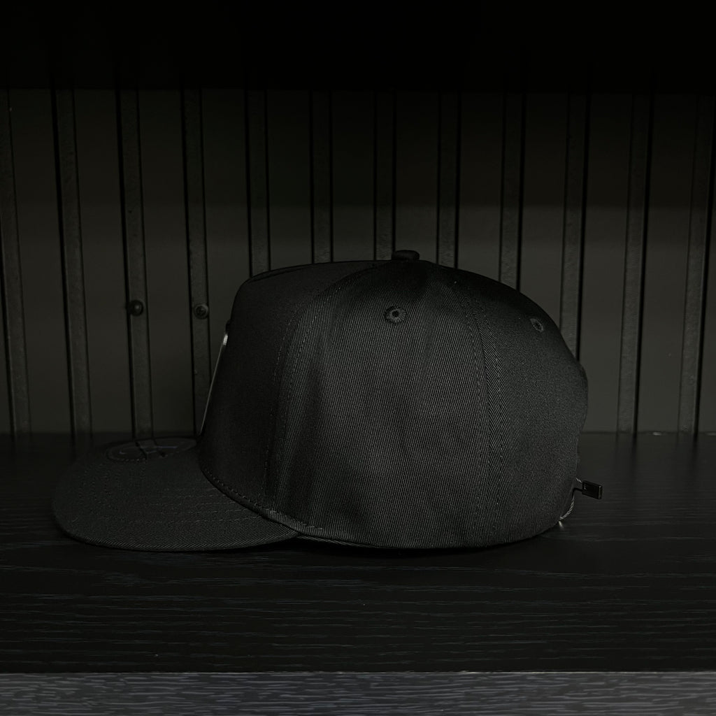 Exclusive Nayarit Private Flight SnapBack Hat - Black/Red Cotton Cap