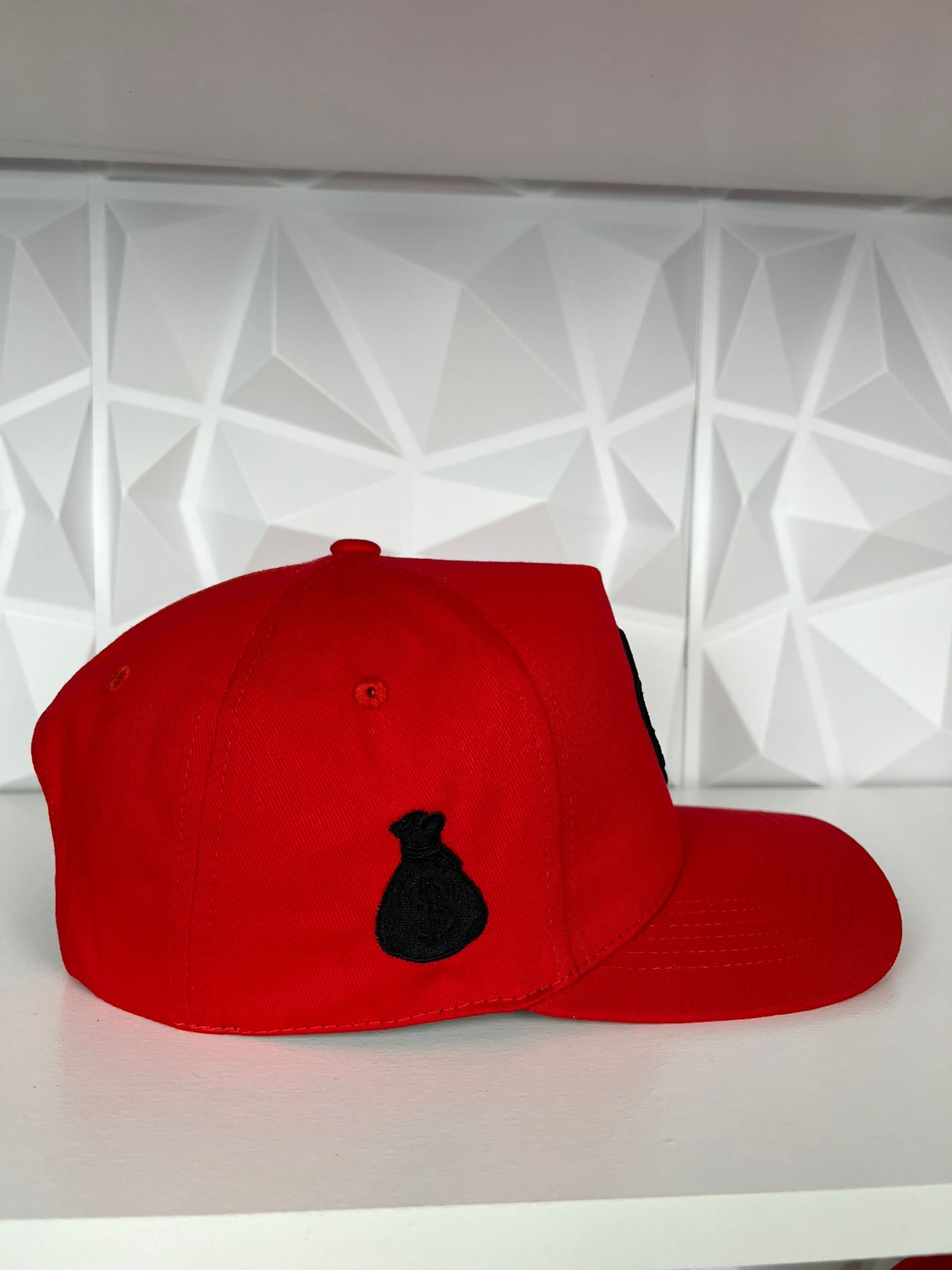 Trébol SnapBack gorra- roja