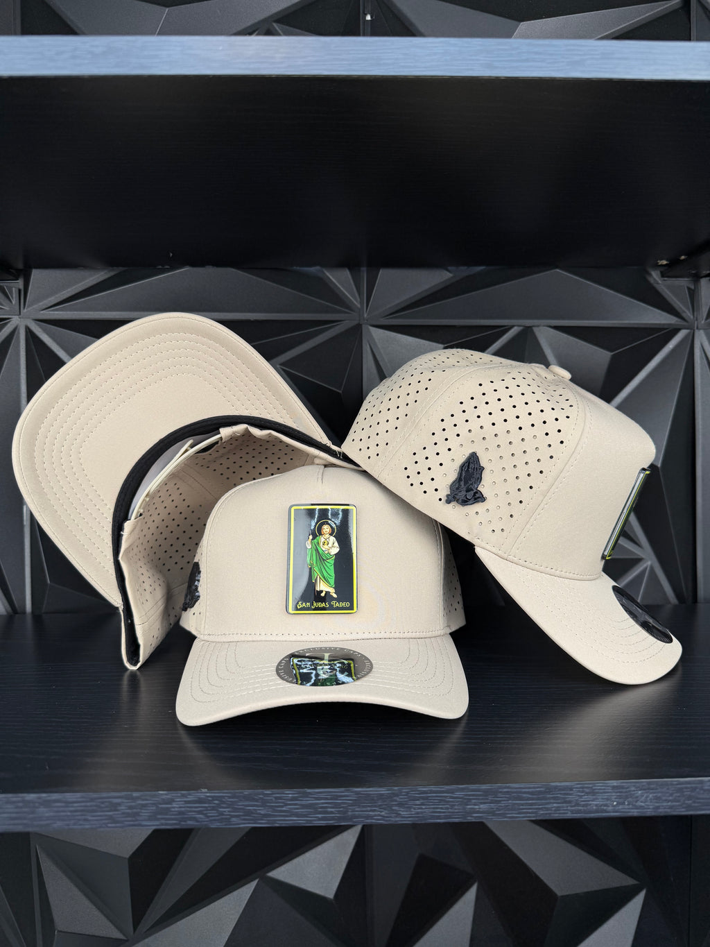 San judas Tadeo color SnapBack hat-Khaki Hydro