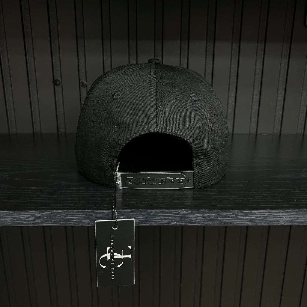 Exclusive Nayarit Private Flight SnapBack Hat - Black/Red Cotton Cap