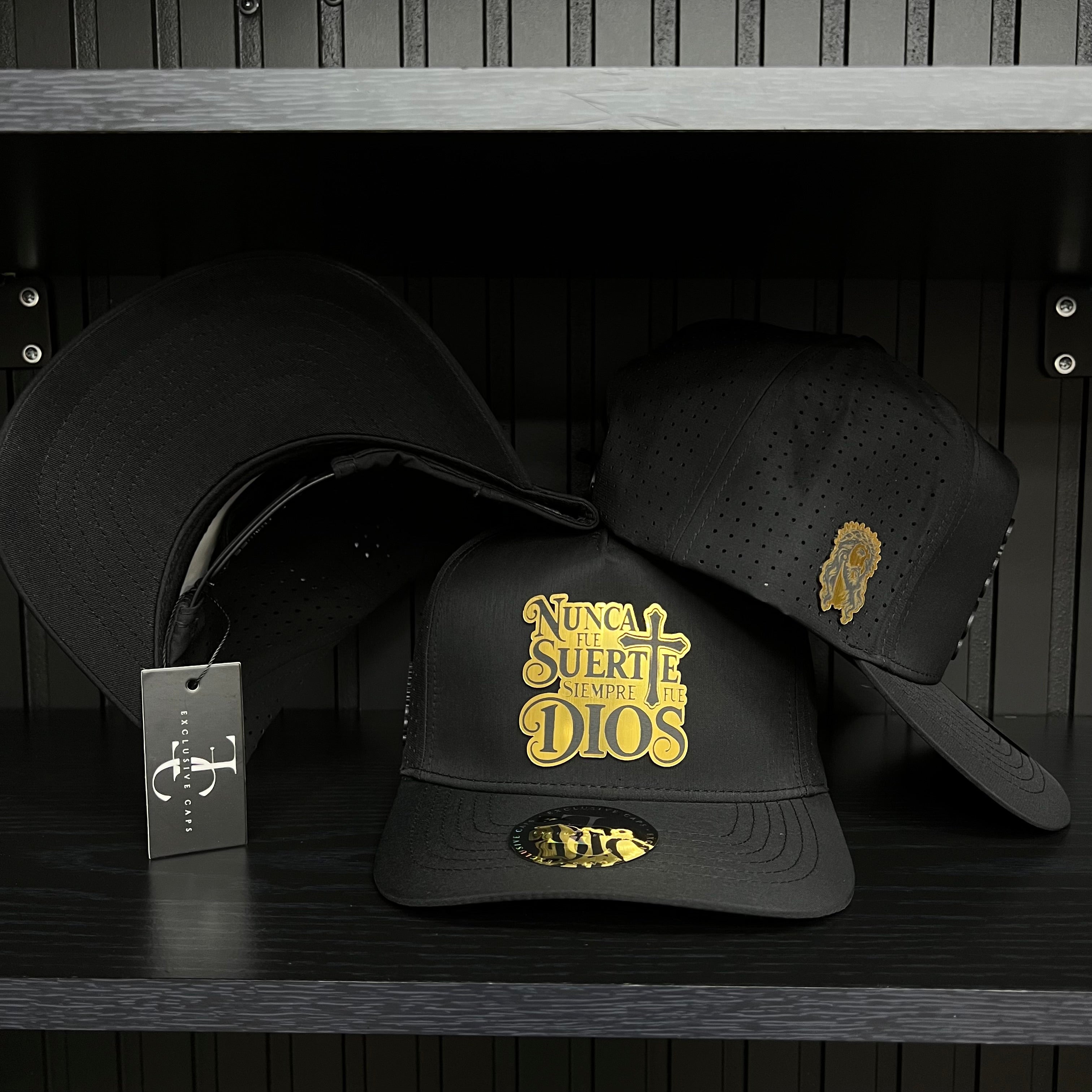 Nunca fue Suerte Gold plate SnapBack Hat