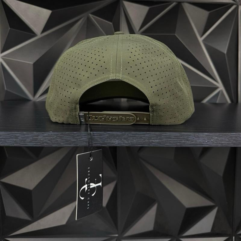 Poker plate SnapBack hat-olive Green hydro