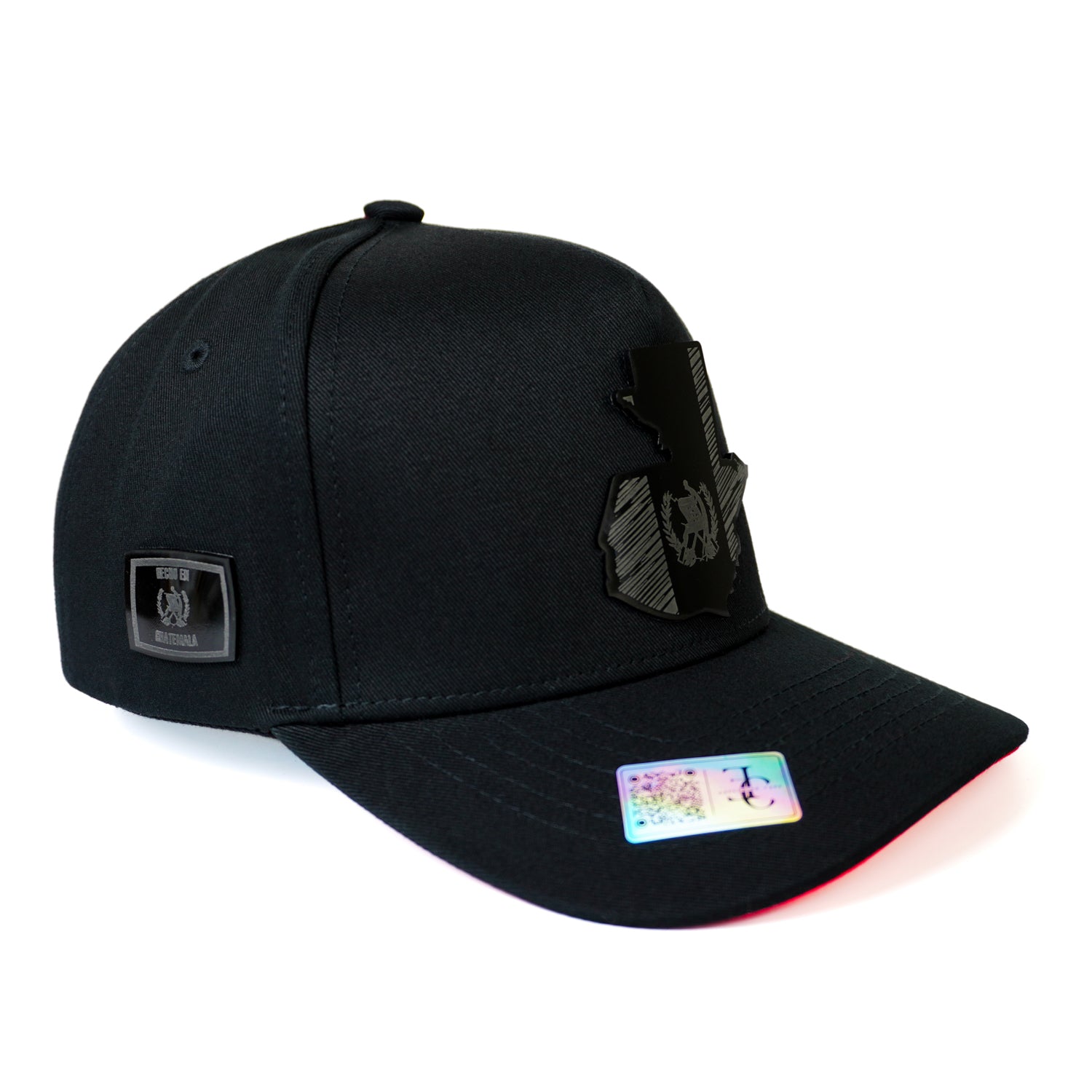 Guatemala SnapBack Hat-Black/Red