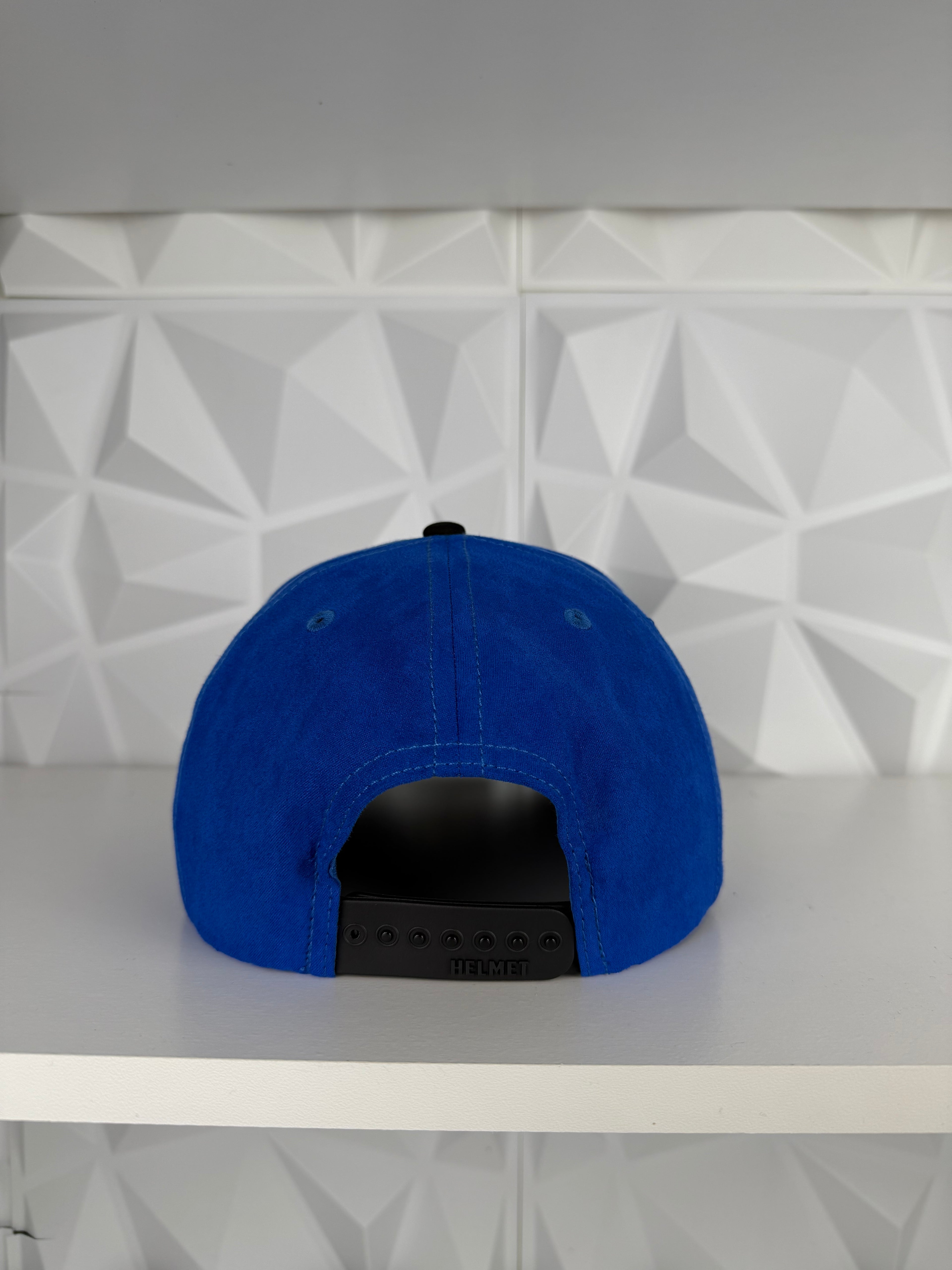 Trébol Placa SnapBack Gorra- Azul Gamuza