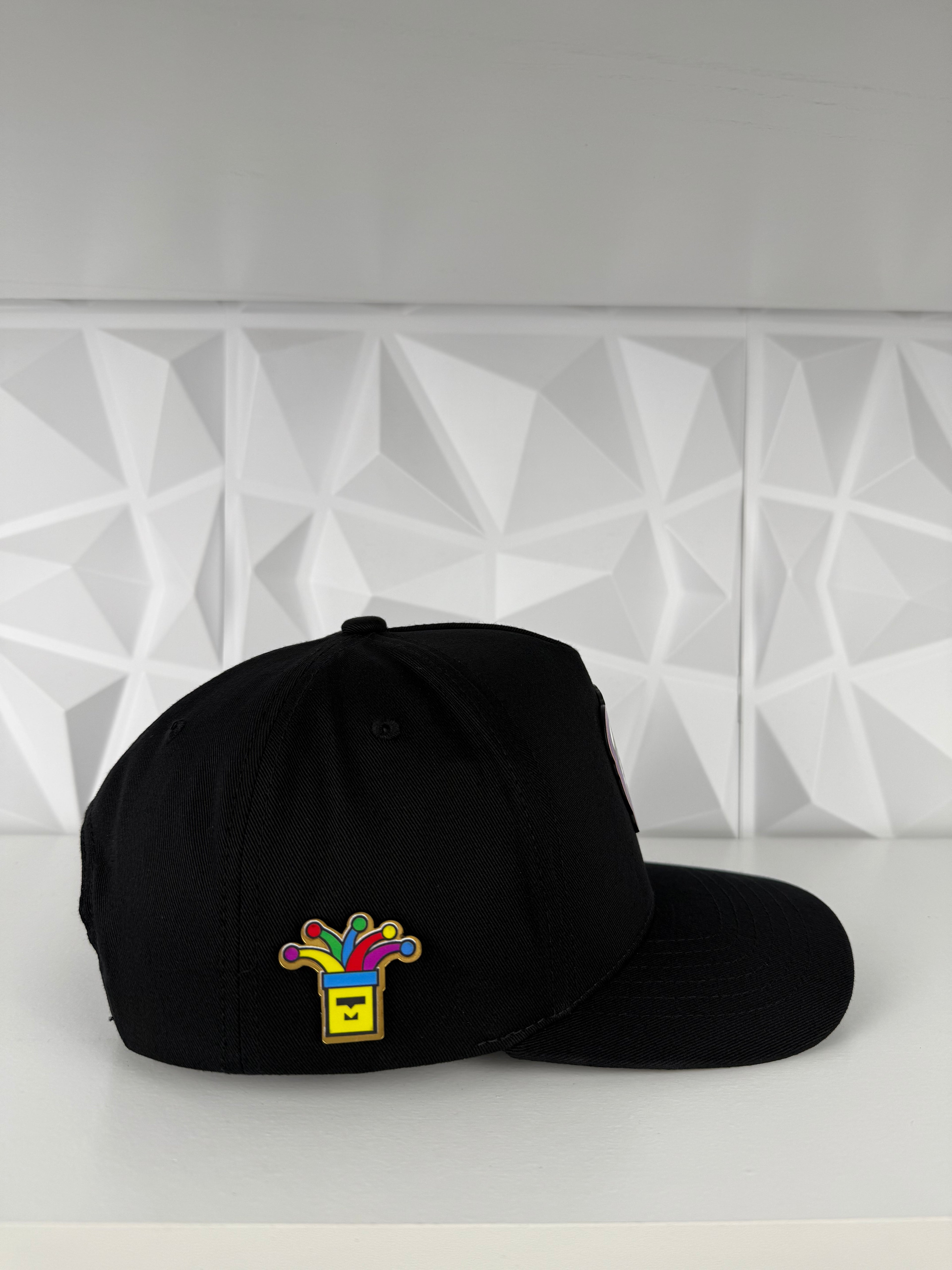 Joker Panda SnapBack Gorra- Negra