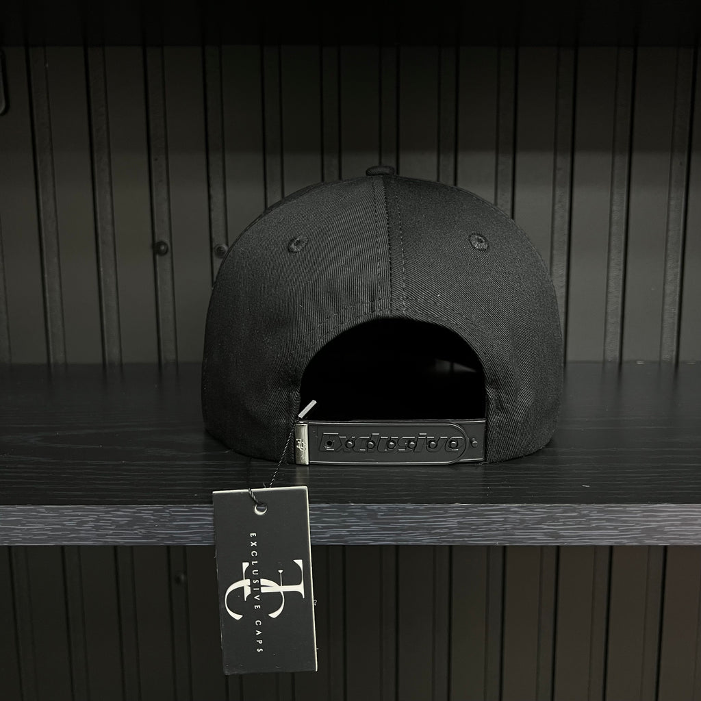 Exclusive Michoacan Private Flight SnapBack Hat - Black/Red Cotton Cap