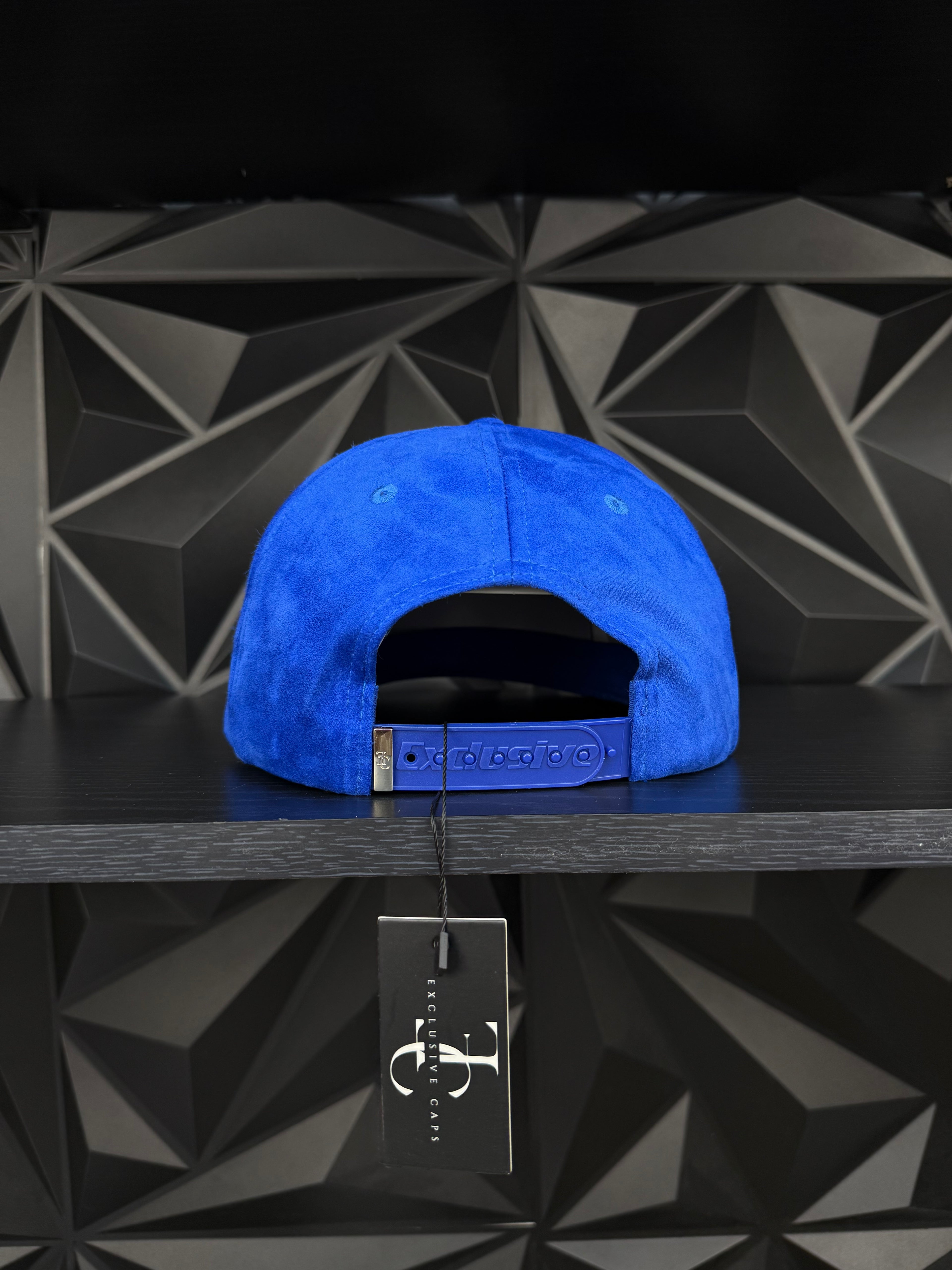 Cruz azul SnapBack hat-Blue/Black Suede