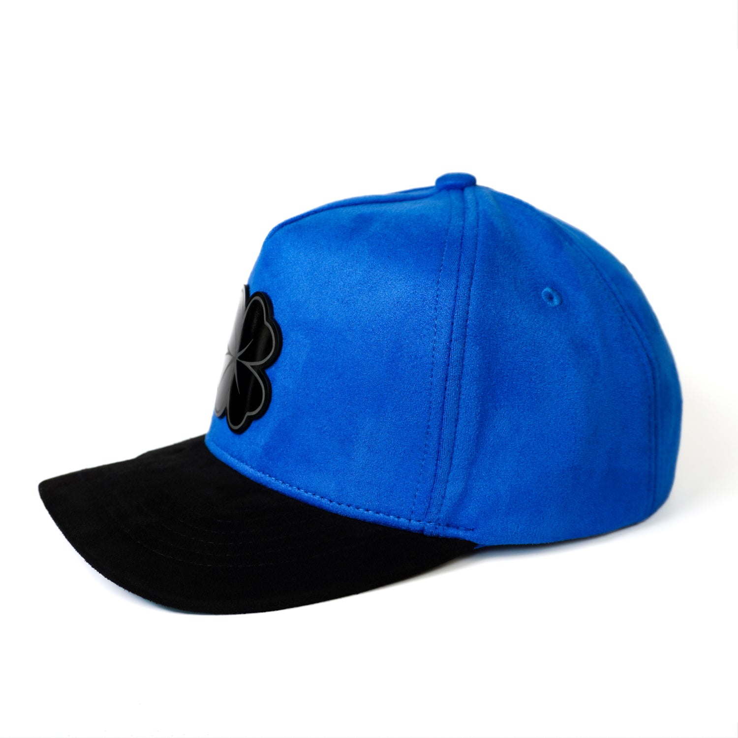 Trébol Placa Snapback Hat- Blue Suede