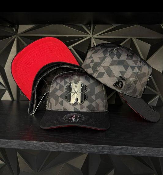 Trébol plate SnapBack hat-grey camo