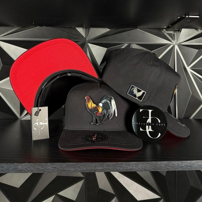Exclusive Caps gallo Colorado SnapBack hat-black/red