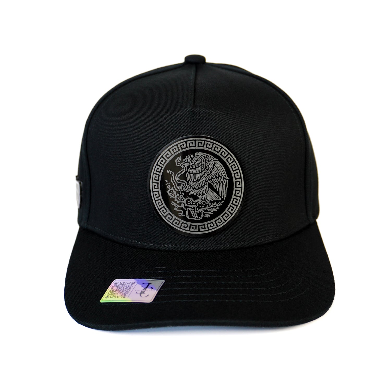 México Plate SnapBack Hat-Black