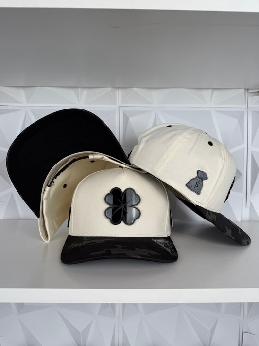 Trébol Placa SnapBack Gorra-Off withe